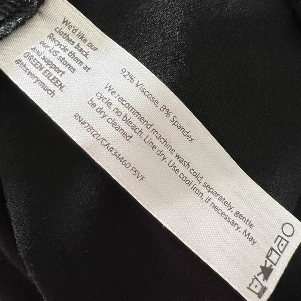 Eileen Fisher black tank dress size XS - Picture 8 of 8